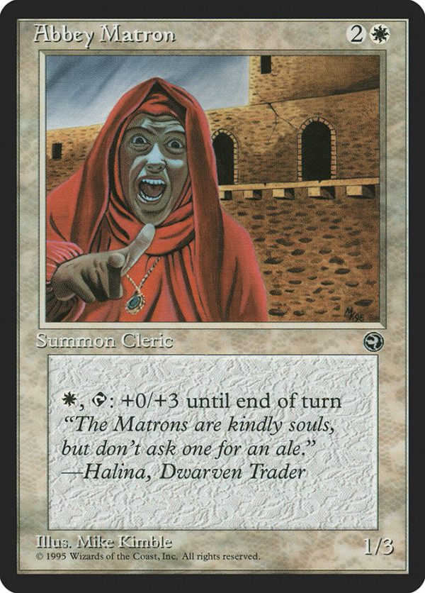 Abbey Matron (Halina Flavor Text) [Homelands] For Sale