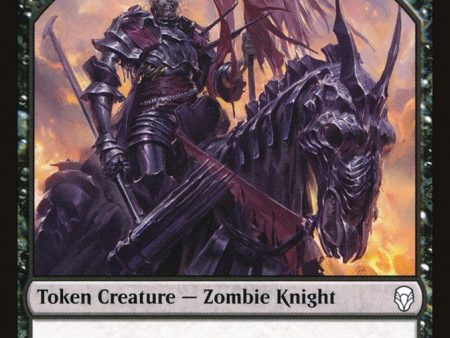 Zombie Knight Token [Dominaria Tokens] Supply