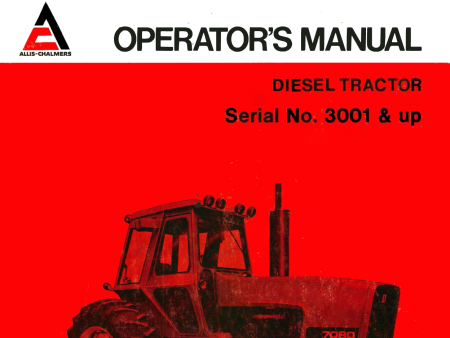 Allis-Chalmers 7080 Diesel Tractor - Operator s Manual Online