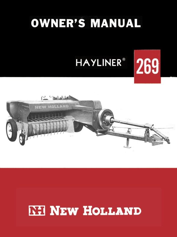 New Holland Hayliner 269 Baler - Owner s Manual Discount