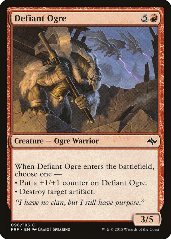 Defiant Ogre [Fate Reforged] Hot on Sale