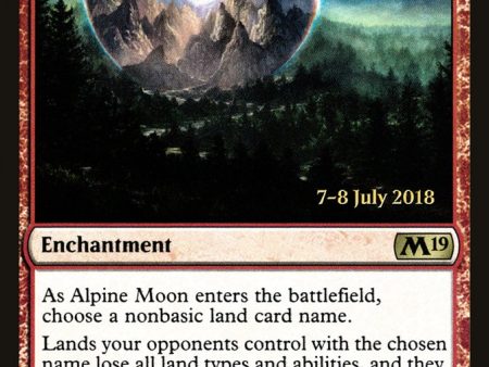 Alpine Moon [Core Set 2019 Prerelease Promos] Cheap