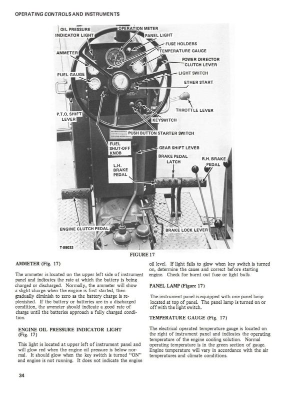 Allis-Chalmers 185 Diesel Tractor - Operator s Manual Discount