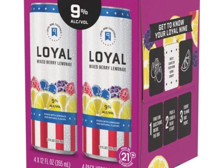 LOYAL MIXED BERRY LEMONADE 4 PACK For Discount