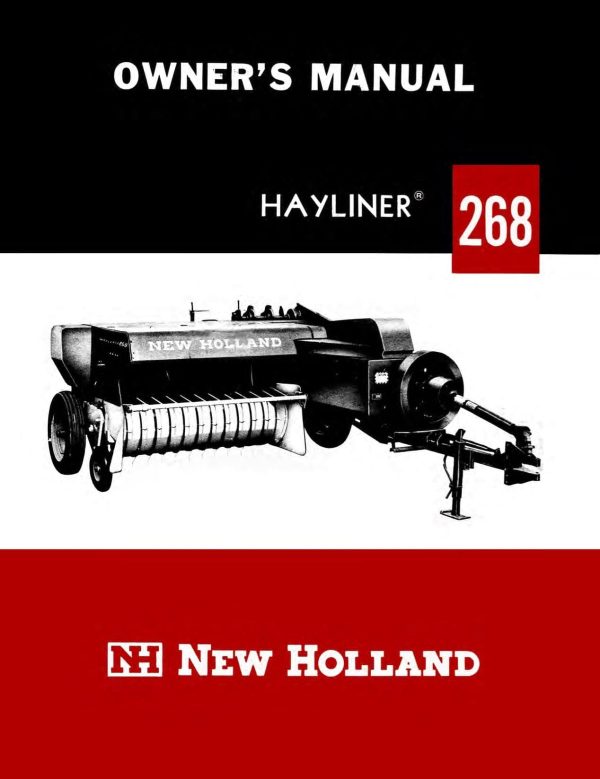 New Holland Hayliner 268 Baler - Owner s Manual Hot on Sale