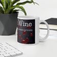 Crime & Wine White glossy mug Cheap