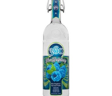 360 BLUE RASPBERRY 750ML on Sale