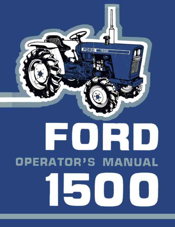 Ford 1500 Tractor - Operator s Manual Online Sale