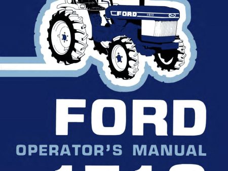 Ford 1510 Tractor - Operator s Manual For Sale