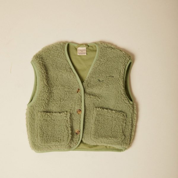 Alma Gilet Sage on Sale