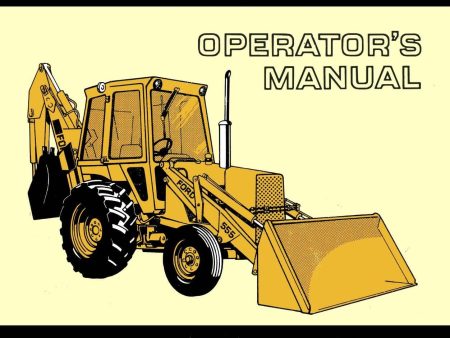 Ford 555 Tractor-Loader-Backhoe - Operator s Manual Online now