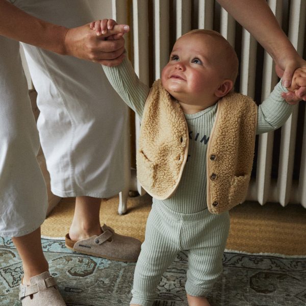 Baby Alma Gilet Sand Cheap