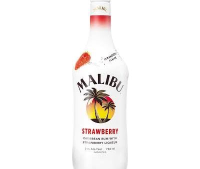 Malibu Strawberry Rum 750ML Supply