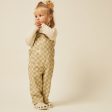 Cecile Check Dungaree Olive on Sale