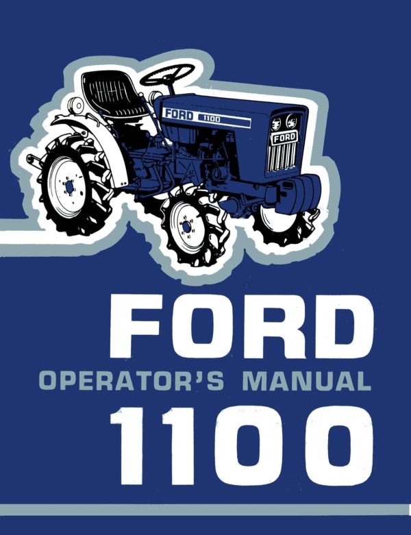 Ford 1100 Tractor - Operator s Manual on Sale