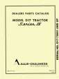 Allis Chalmers Model D17 Tractor Series IV (Series Four) - Parts Catalog Cheap