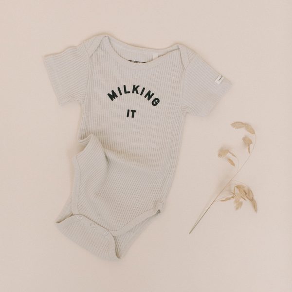 Milking It ® Oat Bodysuit Short Sleeve For Discount