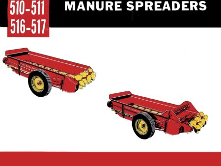 New Holland 510-511, 516-517 Manure Spreaders - Owner s Manual Sale