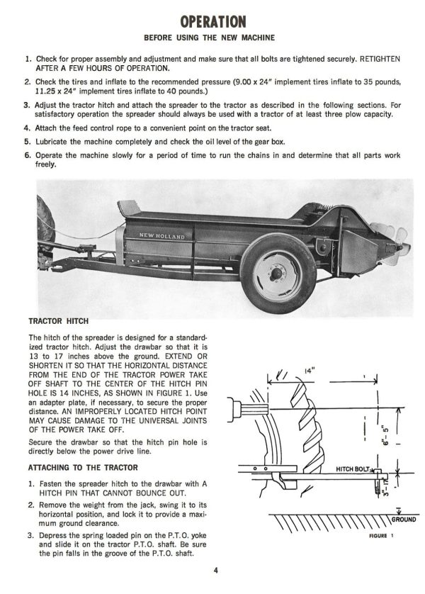 New Holland 510-511, 516-517 Manure Spreaders - Owner s Manual Sale