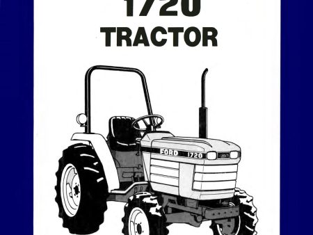 Ford 1720 Tractor - Operator s Manual Sale