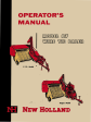 New Holland 87 Wire Tie Baler - Operator s Manual Cheap