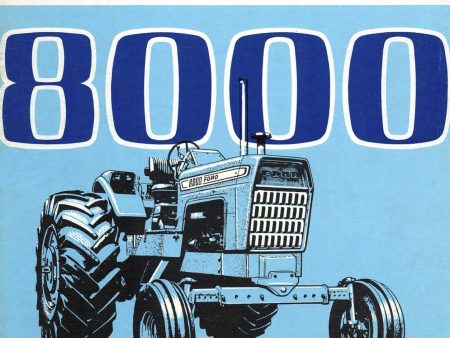 Ford 8000 Tractor - Operator s Manual on Sale