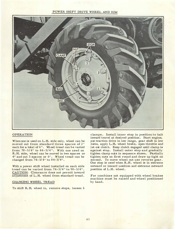 Allis-Chalmers Model A Gleaner Baldwin Combine - Operator s Instructions Hot on Sale