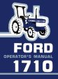 Ford 1710 Tractor - Operator s Manual For Sale